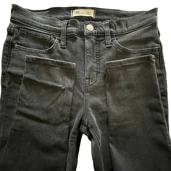 Madewell sz 26 9" Mid-Rise Roadtripper Supersoft Jeans Ashmont Wash Dark Gray - Picture 7 of 12